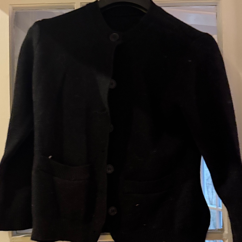 Elegant Black Womens Fitted Cardigan